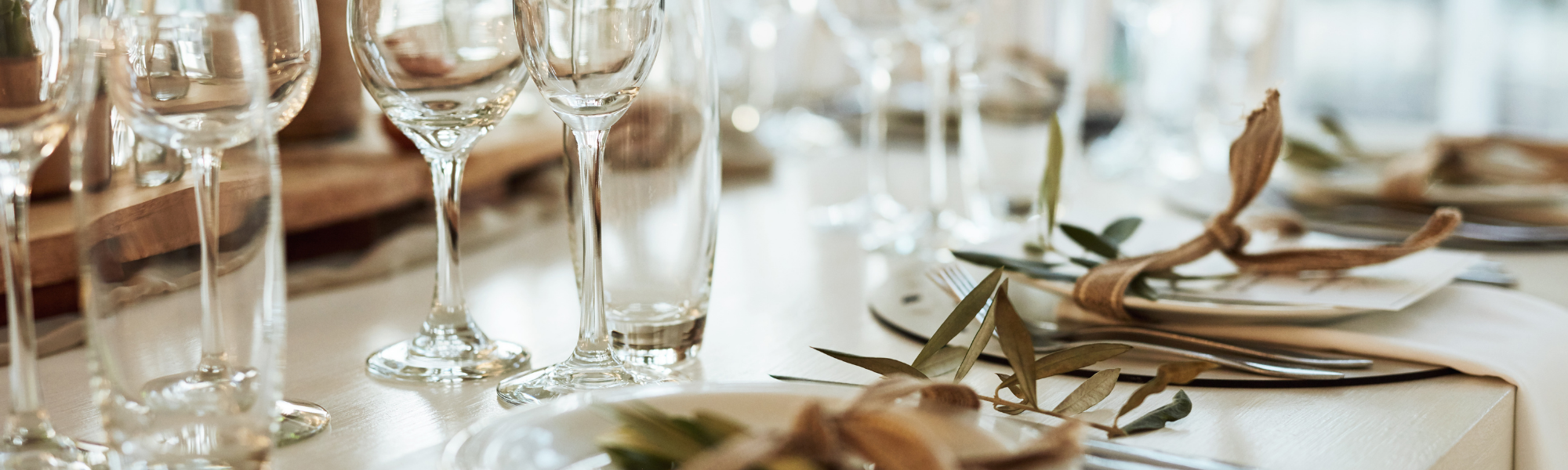 wedding table setting 